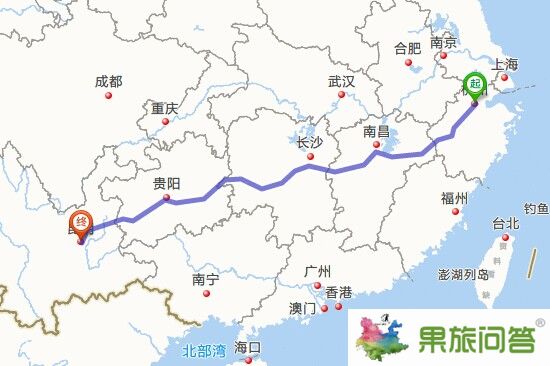 浙江到云南火車，浙江到云南多少公里，浙江到云南機(jī)票要多少錢？