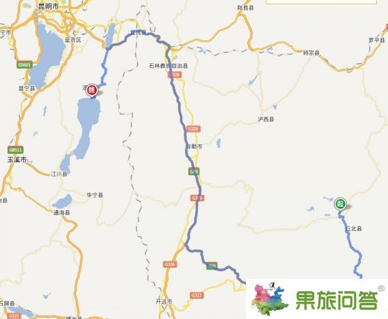 普者黑到撫仙湖有多遠？多少公里？普者黑到撫仙湖汽車