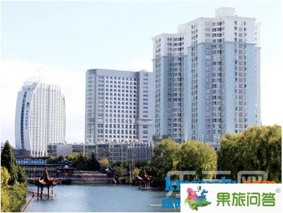 前年建成的海灣國際酒店，已成為大理市區(qū)一景。