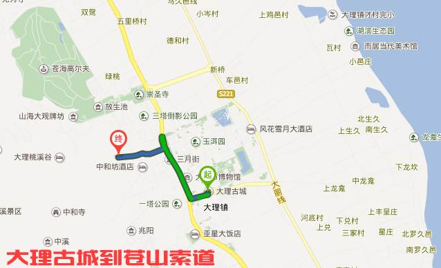大理古城到蒼山怎么坐車?大理古城到蒼山索道有多少公里?