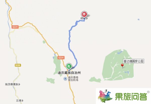 香格里拉到格咱鄉(xiāng)怎么坐車?香格里拉縣到格咱汽車有多少公里?